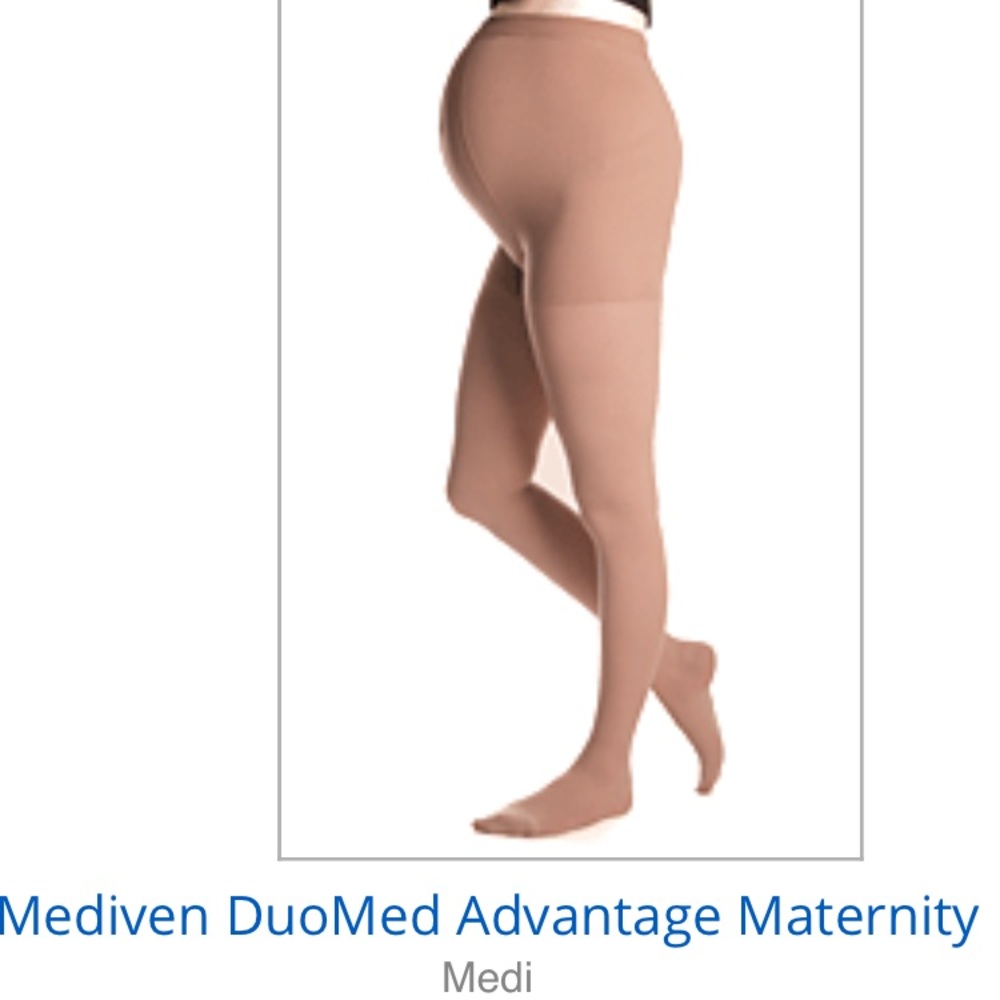 NWT medi maternity compression pantyhose 15-20mmhg